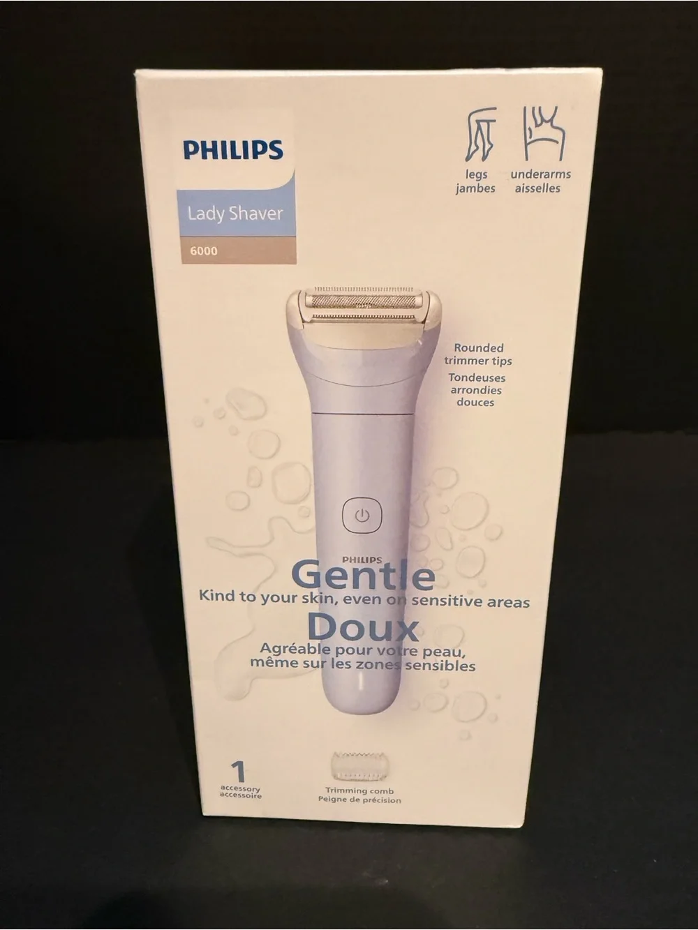 Philips Lady Shaver 6000 - Light Purple and White